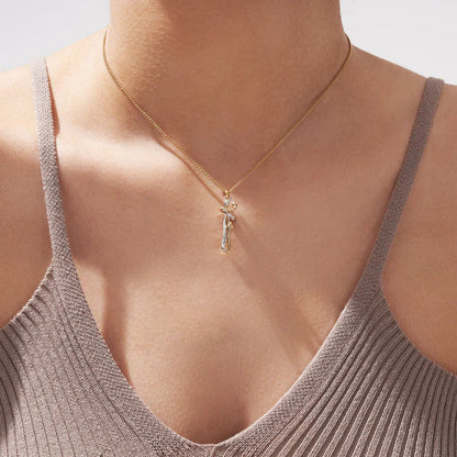 Rose Box & Hug Necklace