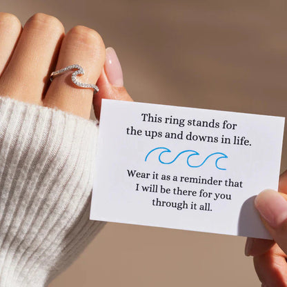 Crystal Wave Ring