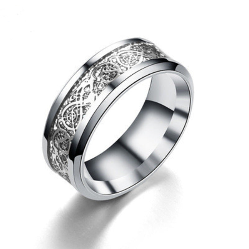 Steel Dragon Ring