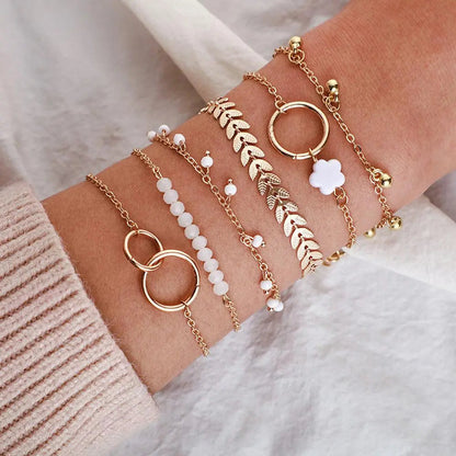 Pack of Gold Bracelets