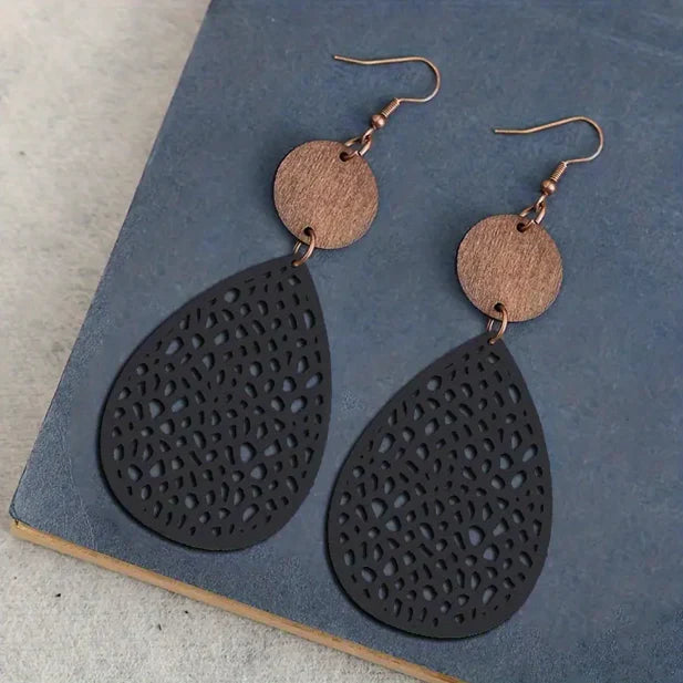 Leather Dangle Earrings