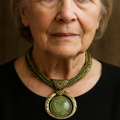 Green Gold Necklace