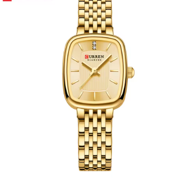Timeless Twotone Gold Silver Quartz Watch Bracelet