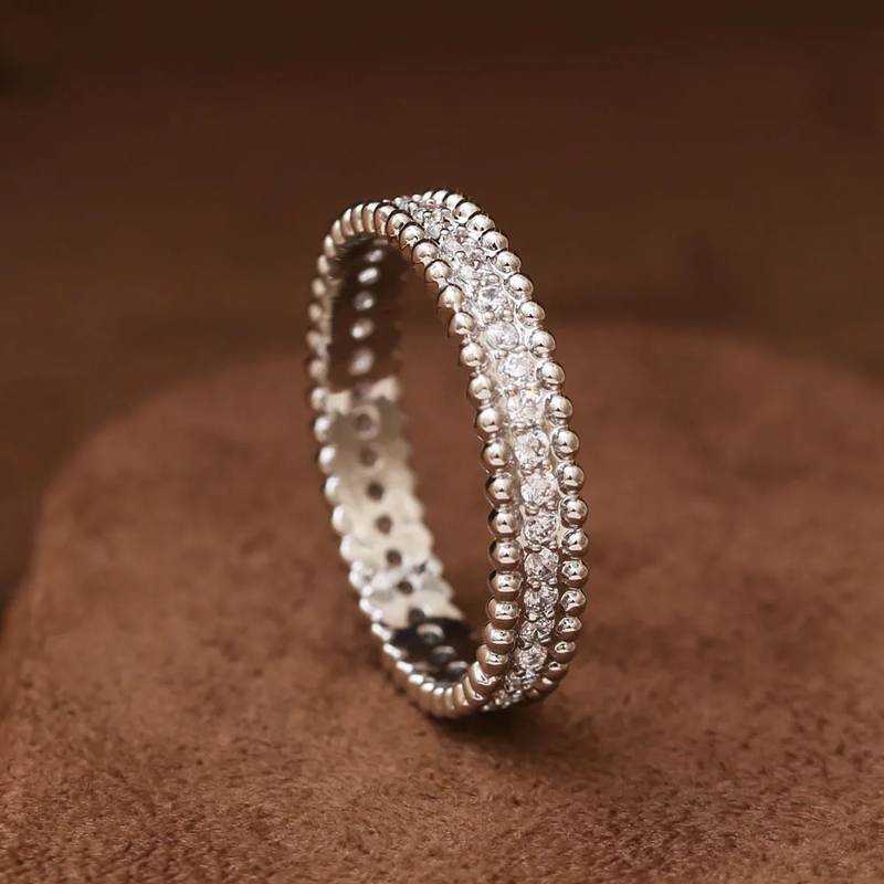 Inlaid Zirconia Ring