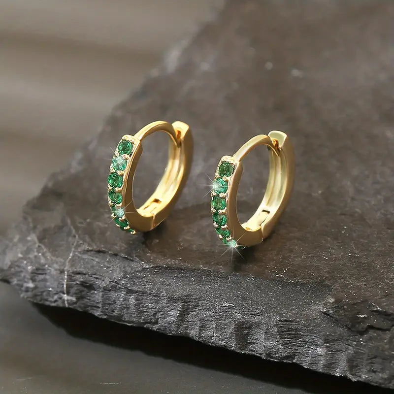 Seaside Gleam Gold Dangle Earrings